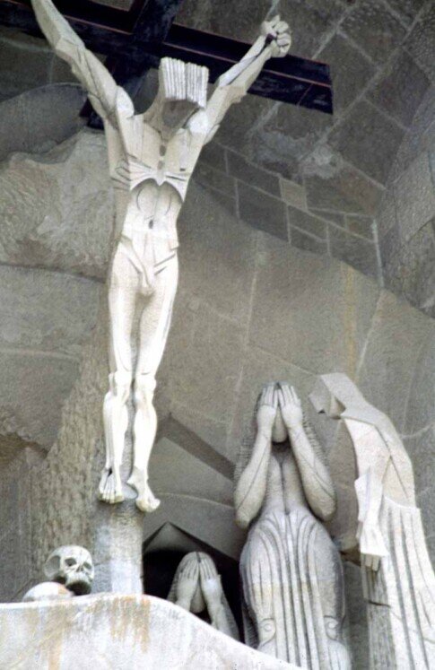 Sagrada Familia di Barcellona Sagrada Familia la facciata della Passione
