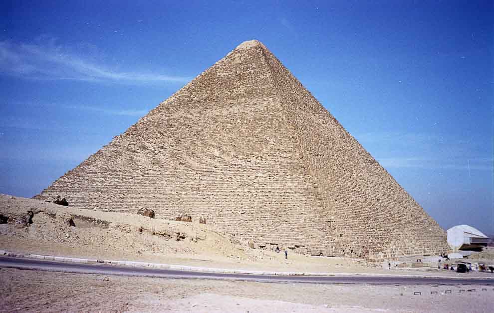 La piramide più grande d'Egitto, la piramide di Cheope.