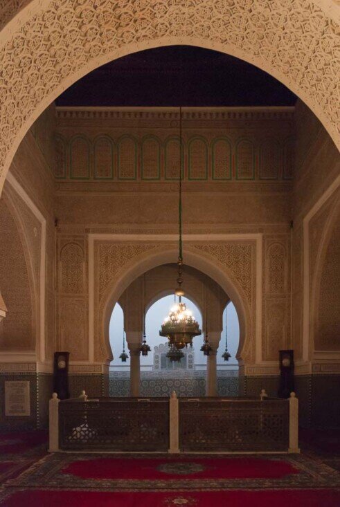Tomba nel Mausoleo di Moulay Ismail La tomba di Moulay Ismail