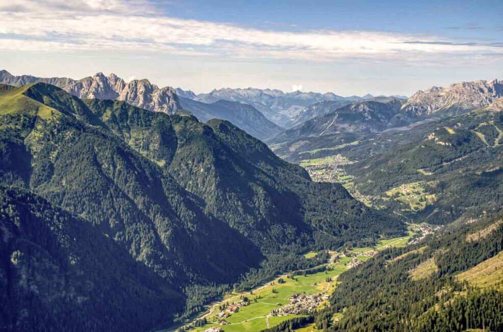 Panorama dal Col Rodella