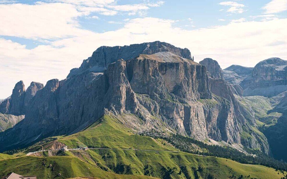 Gruppo del Sella Gruppo del Sella, visto dalla cima del Col Rodella