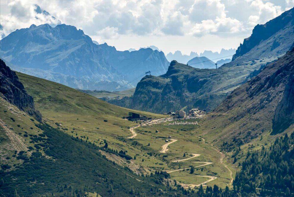 Passo Pordoi Valico dolomitico