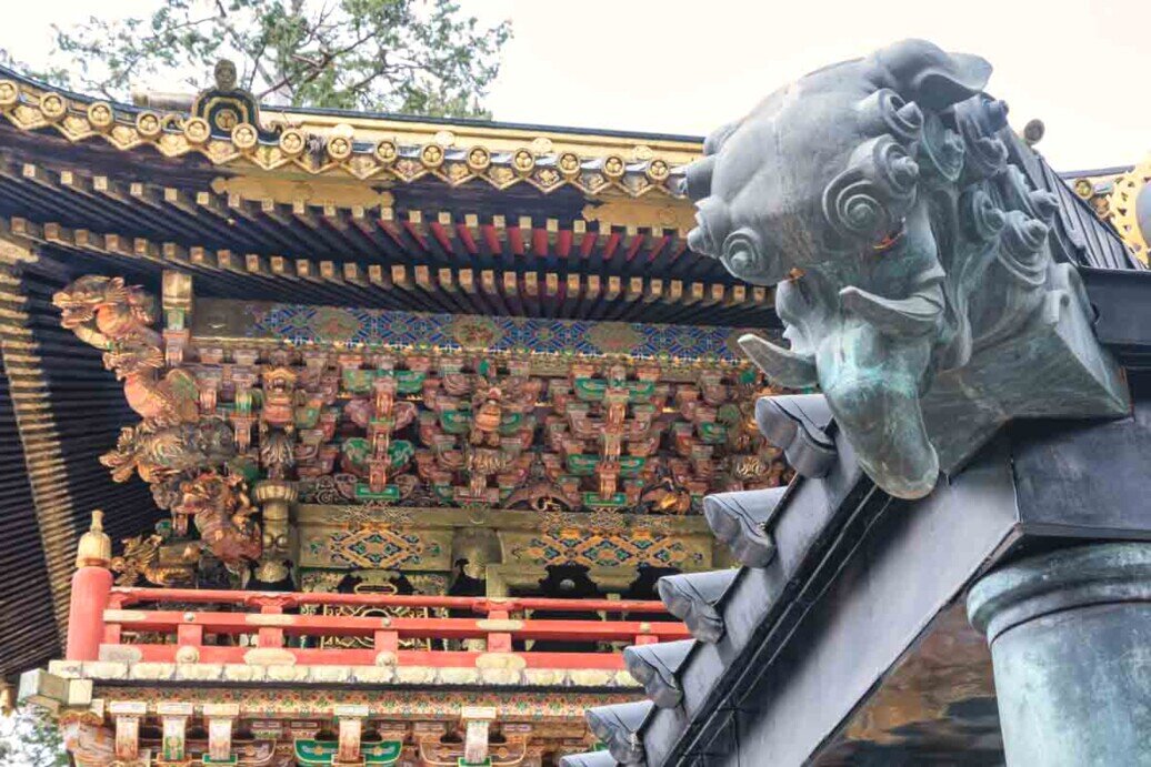 Santuario Toshogu_Yomei Gli strani elefanti del Santuario Toshogu_Yomei.