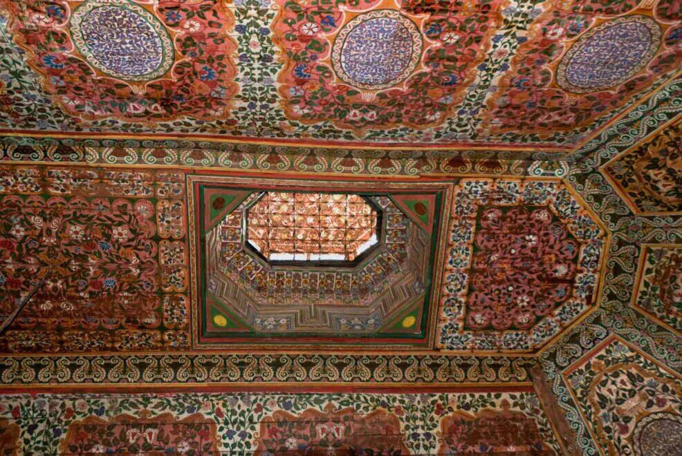 Palais El Bahia Soffitto a cassettoni del Palais El Bahia