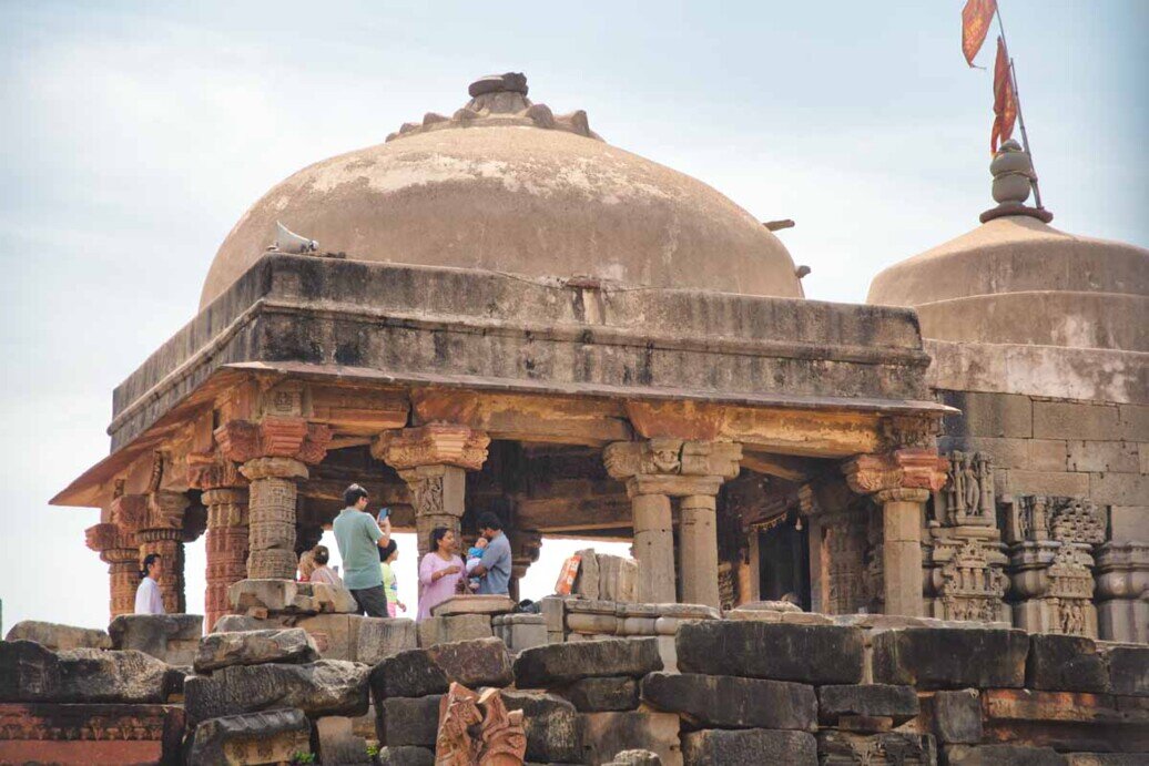 La cupola del tempio induista.