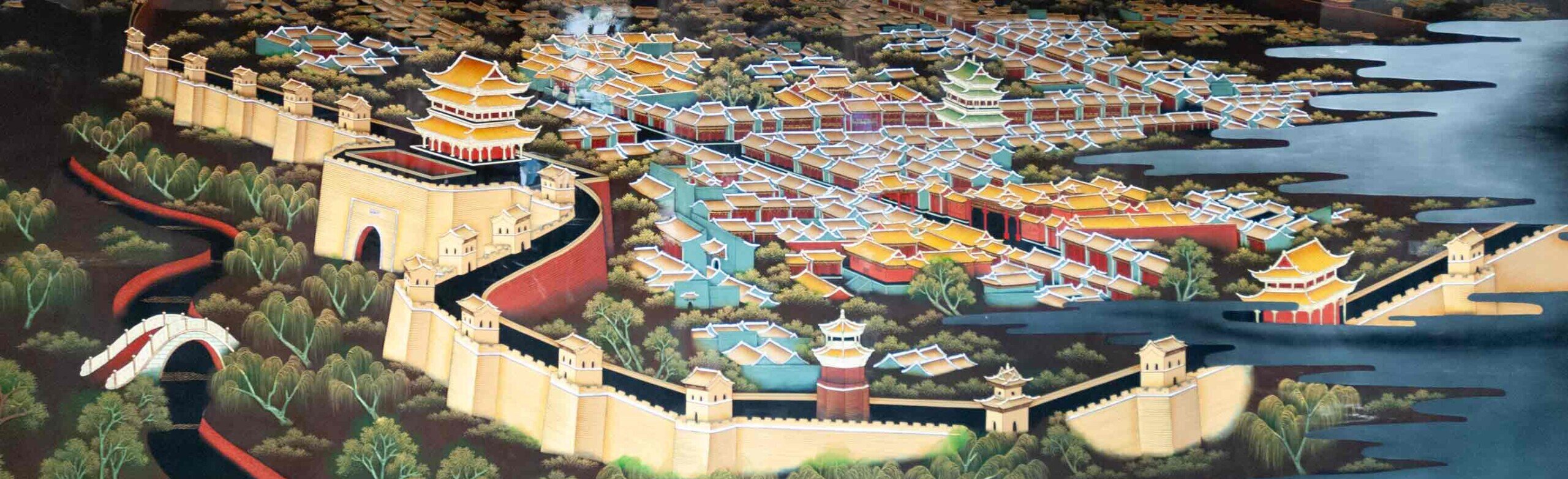 Miniatura di Pingyao Un modellino in scala ridotta della cittadina di Pingyao.