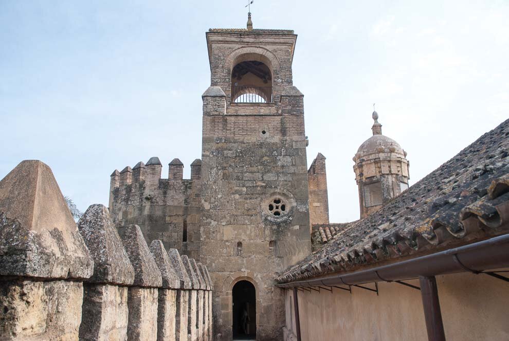 La Torre del Homenaje (Torre dell'Omaggio), nota anche come Torre dell'Orologio.
