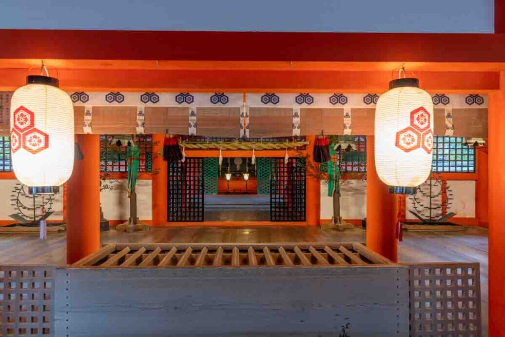 Haiden al santuario di Miyajima