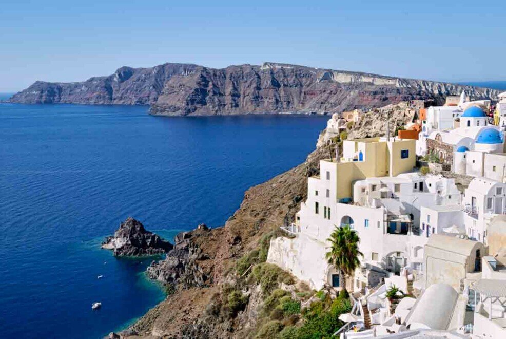 Vista sulla caldera da Oia.